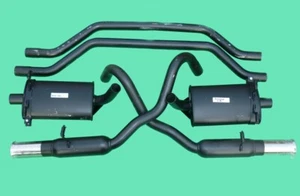 Ford Capri CLUB PERFORMANCE EXHAUST SYSTEM 3" SS EXIT: 2.8 X033 - Picture 1 of 1