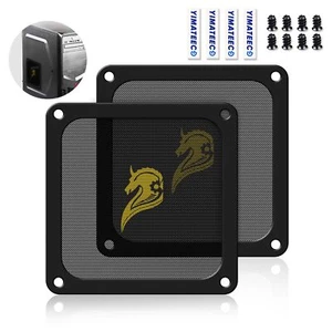 120mm Fan Filter Pc Dust Filter Computer Fan Grills Dust Mesh Magnetic Frame Pc - Picture 1 of 7