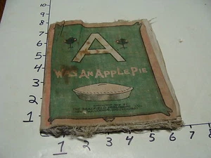 1914 Alaphbet cloth book, stained as shown, early - Picture 1 of 4