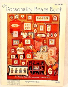 Folleto de punto de cruz, libro The Personality Bears, Graph-it Arts BK10 - Imagen 1 de 1