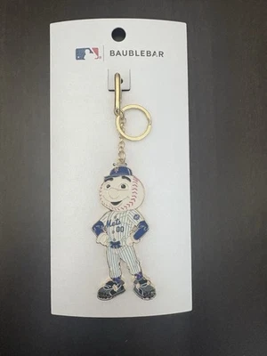 New York Mets Mr. Met Baublebar Keychain/Bag Charm - Image 1 of 3