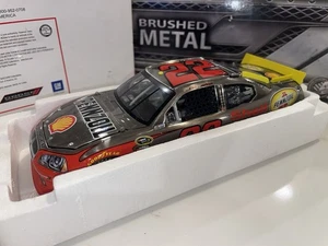 2011 Kurt Busch #22 Shell Pennzoil Brushed Metal 1/24 NASCAR Diecast - Picture 1 of 11