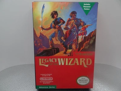Legacy of the Wizard (Nintendo Entertainment System, 1989) CIB WITH INSERTS - Image 1 of 4