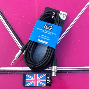 XLR TO 1/4" Jack Microphone or Active Speaker Lead 9x meters long (new) NJS - Picture 1 of 3