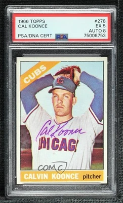 PSA/DNA 1966 Topps Cal Koonce #278 PSA/DNA 5 Auto - Image 1 of 2