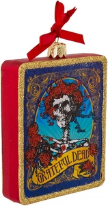 Kurt Adler Ornamento Grateful Dead in Vetro, 4,25 Pollici per Natale - Foto 1 di 7