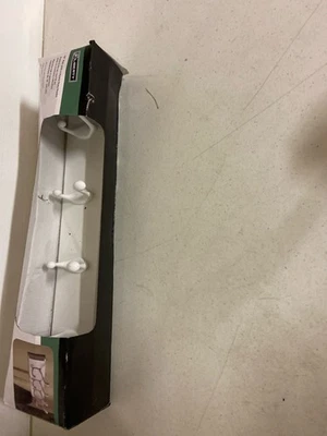 Liberty 129847 18" riel para abrigo/sombrero con 4 ganchos de alta resistencia, blanco Foto 1 de 2