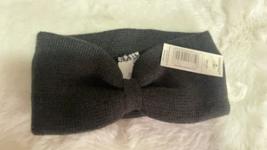 SCHWARZES STIRNBAND EINHEITSGRÖSSE DAMEN SOLIDE CINCHED HUT NEU MIT ETIKETT - Bild 1 von 4