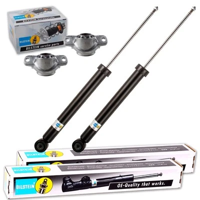 2x Bilstein B4 gas shock absorber + strut bearing rear for VW Golf 7 + Audi A3 8V - Image 1 of 3