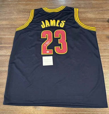 Lebron James Signed Autographed Auto Cleveland Cavaliers Cavs XL Jersey COA - Image 1 of 4