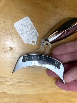 1955 Pontiac column shift indicator with light fixture original OEM - Image 1 of 4