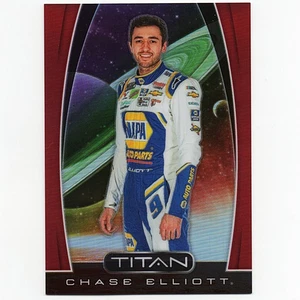 Chase Elliott Rare /99 Titan Red Prizm Refractor Chronicles Insert NAPA Chevy #9 - Picture 1 of 2