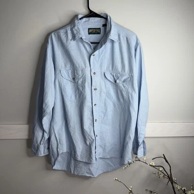 Denim vintage American Eagle Outfitters abotonado talla M lavado claro Foto 1 de 4