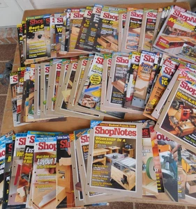 ShopNotes Shop Notes Magazine Woodworking Tools Magazine Lot of 70 Free Shipping - Picture 1 of 9