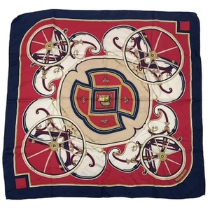 Hermes Carre 90 Washington S Carriage Scarf Red - Picture 1 of 6