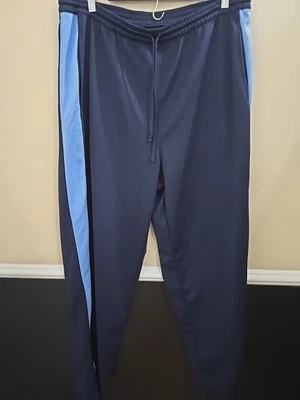 Мужские тренировочные штаны Nautica размер Large темно-синие спортивные штаны прямые штанины - Изображение 1 из 4