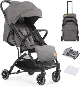Hello-5ive Baby Stroller, Lightweight Compact Foldable Baby Pushchair(Dark Grey) - Picture 1 of 6