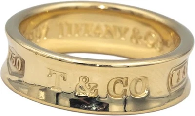 TIFFANY & CO. 18k Yellow Gold Tiffany 1837 Band Ring Size 7 - Image 1 of 4