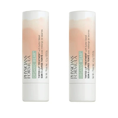 Pack of 2 Physicians Formula Organic Wear Tinted Lip Treatment, Tawny Nude  - Image 1 of 4