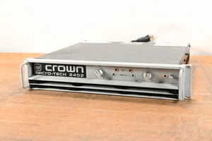 Crown Macro-Tech 2402 2-Channel Power Amplifier CG01TLX - Picture 1 of 11