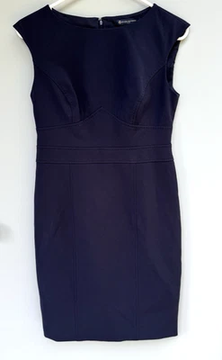 Платье-футляр женское Brooks Brothers из хлопковой смеси без рукавов темно-синее 6 миниатюрное - Изображение 1 из 4