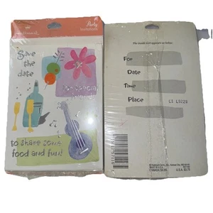 Hallmark Party Invitations Vintage New 2 Sets of 8 with Envelopes Save The Date - Picture 1 of 4