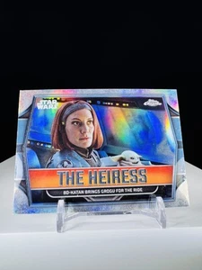Tarjeta holográfica Bo-Katan 2024 Topps cromada refractor de Star Wars The Heiress TH-10 - Imagen 1 de 3