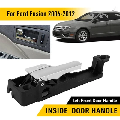 Manija de puerta delantera interior lateral izquierda para Ford Fusion Lincoln Zephyr MKZ Mercury Foto 1 de 4