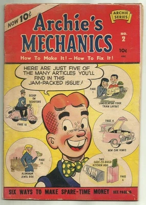 ARCHIE'S MECHANICS #2 (Comic Book Version of Popular Mechanics) Archie, 1954 - Image 1 of 2