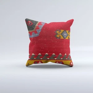 Funda de Cojín Kilim 40x40 cm 16x16 en Funda de Almohada Cuadrada Turca Vintage 41114 - Imagen 1 de 5