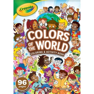 Libro para colorear Crayola Colores del mundo, niño principiante, 96 páginas - Imagen 1 de 4