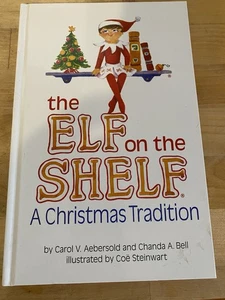 The Elf on the Shelf Blue Eyed Girl Elf by Chanda Bell Hardcover Book - Picture 1 of 2