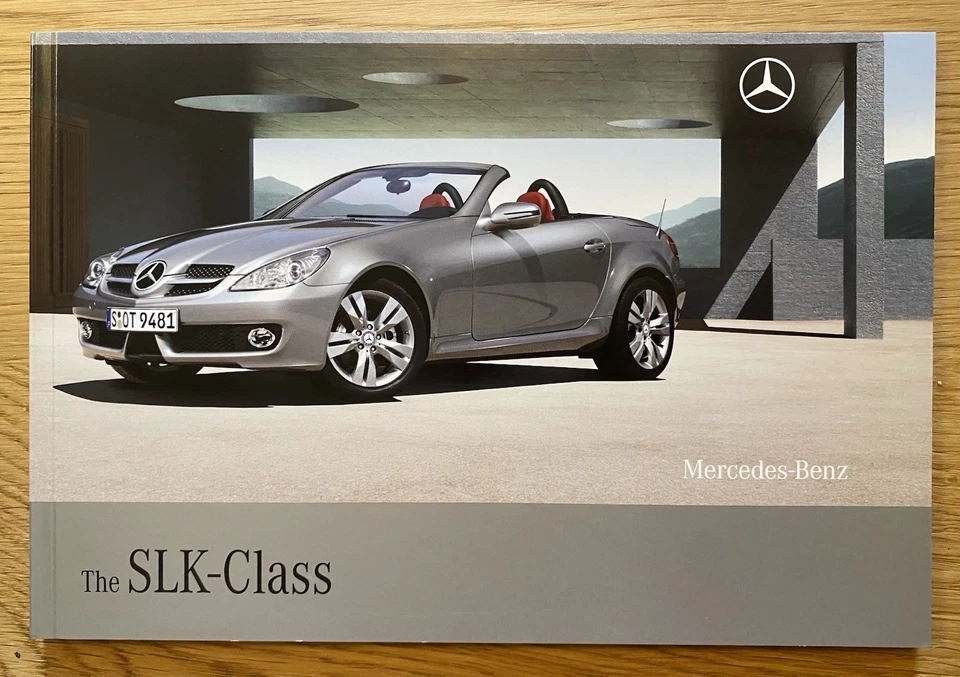 MERCEDES SLK CLASS R171 RANGE (200 280 350 55AMG) BROCHURE 2008 ENGLISH EXC - Image 1 of 4