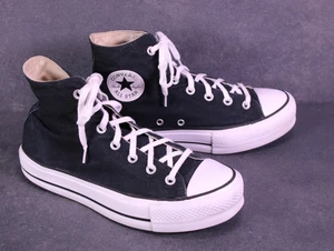 Converse AS Lift Plateau Chucks Damen Sneaker Gr. 40 schwarz Platform BC1734 - Bild 1 von 13
