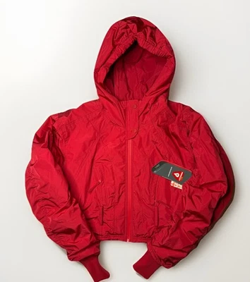 全新 Free People FP 运动粉 Vixen 滑雪夹克 尺寸 S 红色 MSRP $398 — 第 1/4 张图片