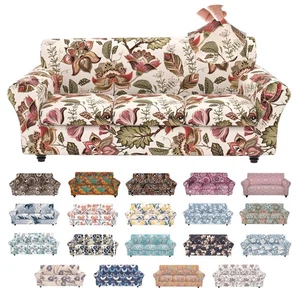 Stretch Couch Covers for 3 Separate Cushion Couch Sofa - Floral Printed Couch... - Picture 1 of 9