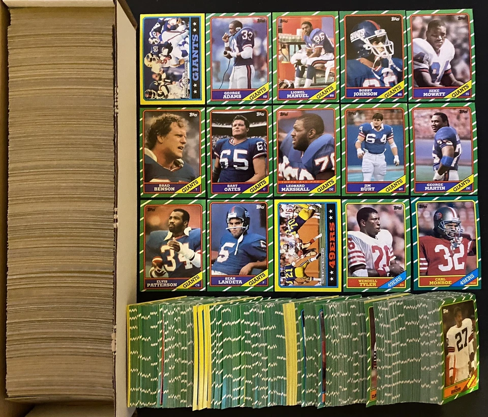 1986 Topps - Football Cards - #1-199 - Complete Your Set - You U Pick - Image 1 of 1