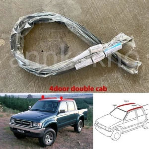 97-05 Genuino Toyota Hilux LN167 doble cabina techo lateral moldura de goteo sello moldura OEM - Imagen 1 de 4