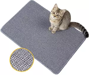 Cat Scratcher Mat,Natural Sisal Cat Scratch Pad,Horizontal Floor Cat Scratching - Picture 1 of 9