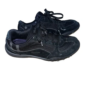 Skechers Sport Sneakers Womens Black Comfort Walking Athletic Shoes - Picture 1 of 14