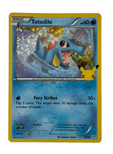 Totodile 018/025 McDonald's 25th Anniversary Holo
