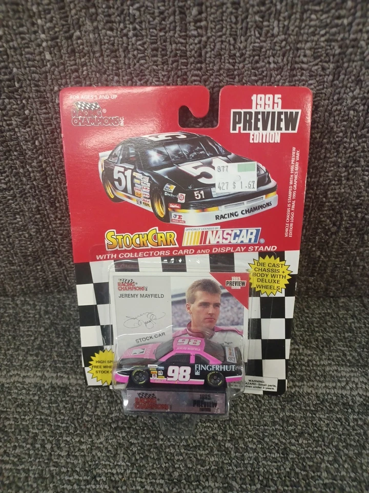 1:64th Scale Jeremy Mayfield Diecast Car By Racing Champions  - Image 1 of 1