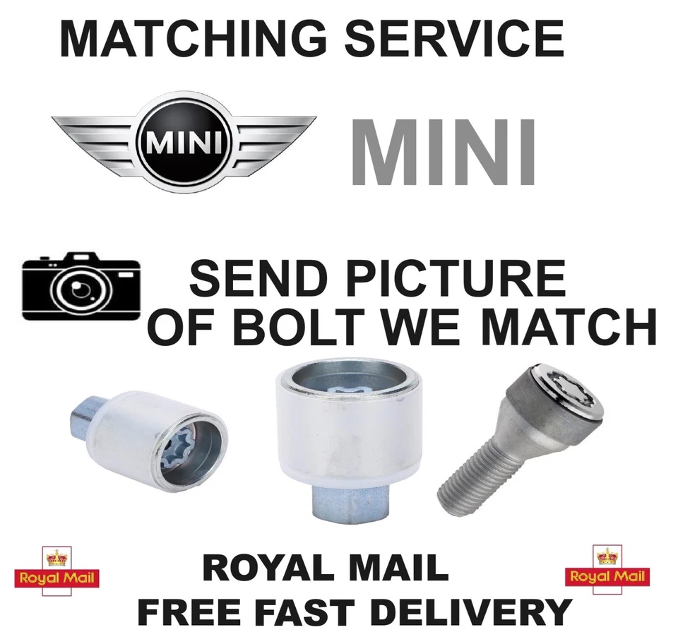 MINI OEM Master Seguridad Bloqueo Rueda Tuerca Llave Perno Match Servicio Foto 1 de 1
