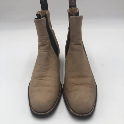 Botines Free Lance Mujer 36.5/4 Beige Gamuza LEER Foto 1 de 4