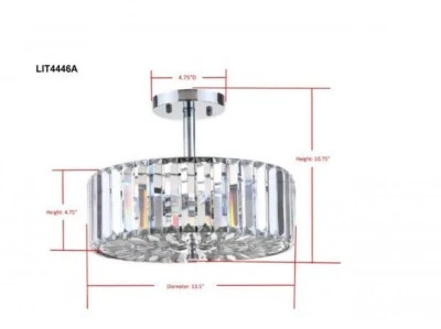 LUZ DE TECHO SAFAVIEH ARIEL, Precio rebajado 2172718995 LIT4446A Foto 1 de 4