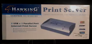 Hawking Technology PS12U Internet Print Server 3-Port, 2x USB, 1x Parallel NIB - Picture 1 of 16