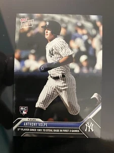2023 TOPPS NOW #31 Rookie ANTHONY VOLPE Short Print Run Yankees + Hard Case - Picture 1 of 6