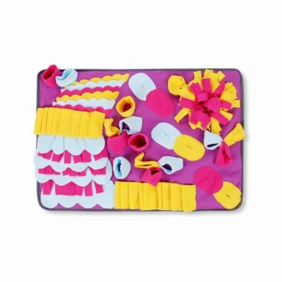 Hund & Katze Schnüffelteppich Trainingsmatte Futtermatte Spielzeug 70x50cm - Bild 1 von 4