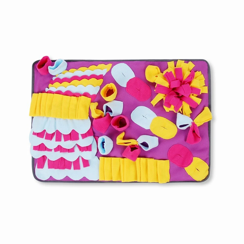 Hund & Katze Schnüffelteppich Trainingsmatte Futtermatte Spielzeug 70x50cm - Bild 1 von 4