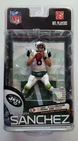 McFarlane NFL Elite Series 2 Mark Sanchez Jets Quarterback Action Figure Toy Cover